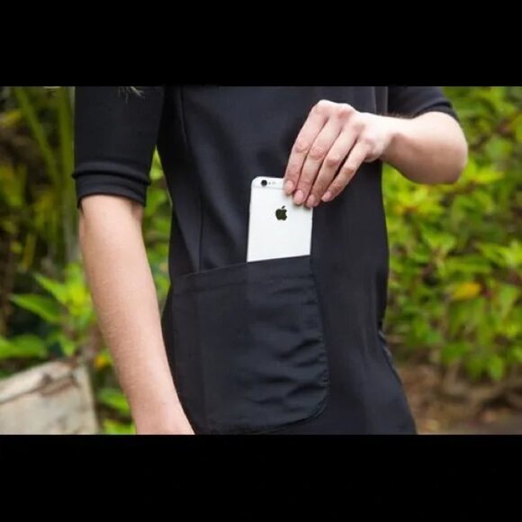 Betabrand Fleece-Lined Little Black Dress, Size M - Picture 2 of 10